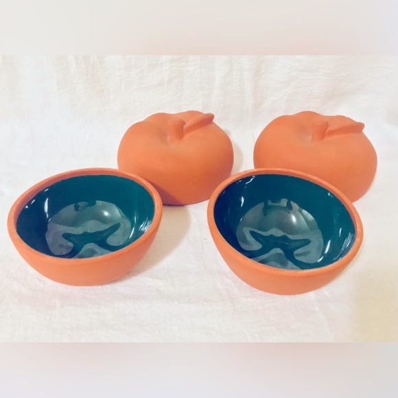 Mini Single Serve Terra Cotta Apple Fruit Baking Mold - Picture 5 of 12